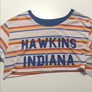 stranger things crop top
